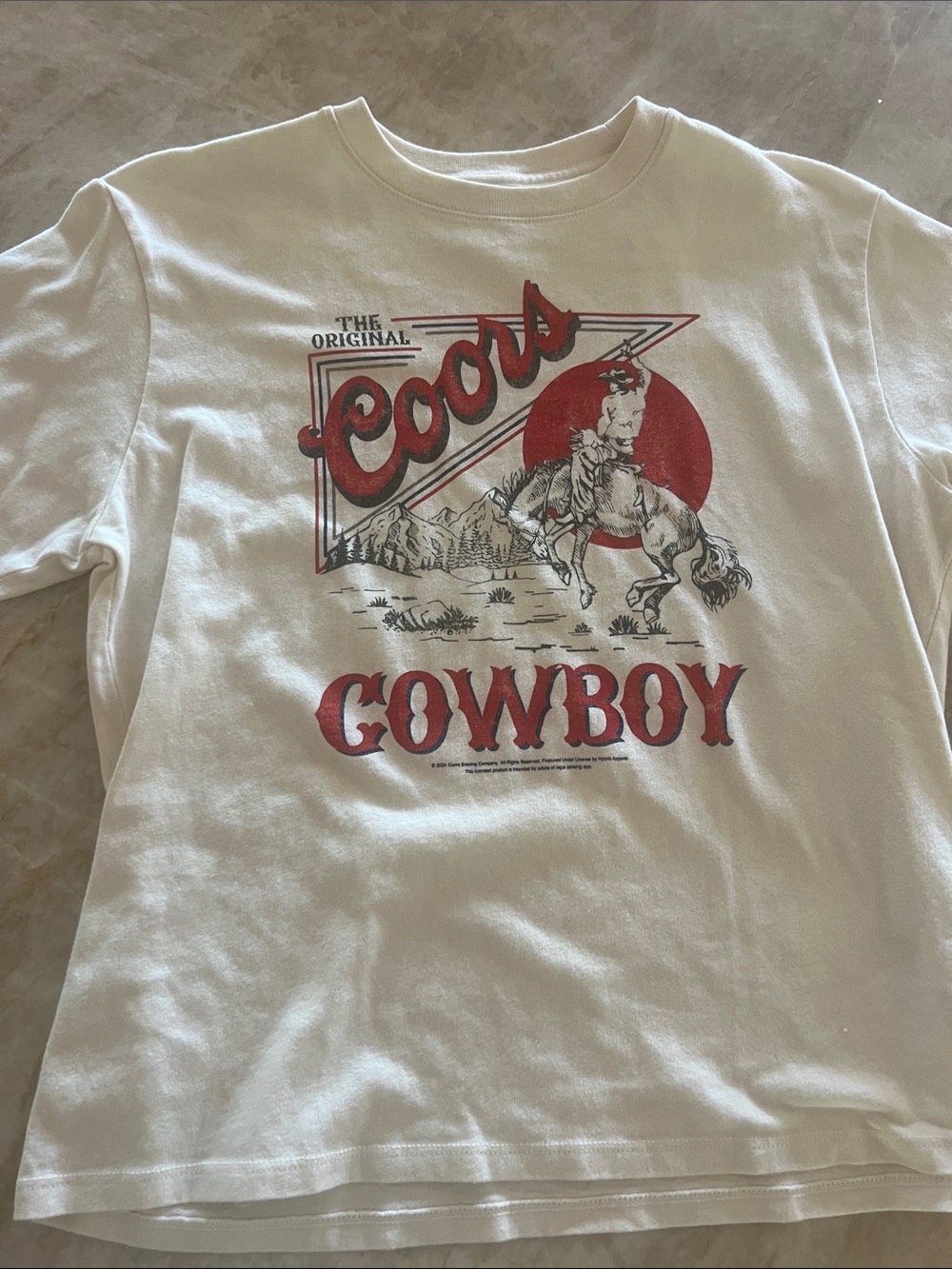 NWT! Abercrombie & Fitch ‘Coors Cowboy’ Graphic Tee. Size small.